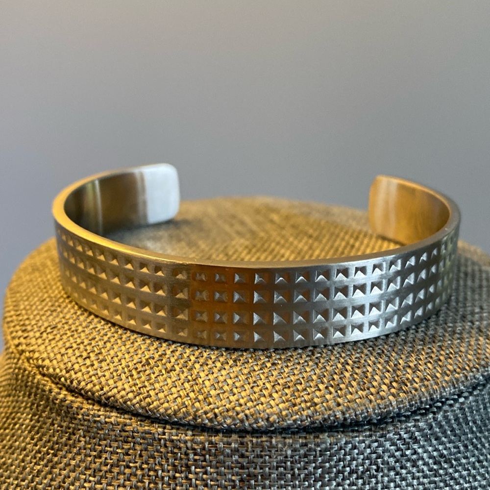 Stainless Steel Cuff Bracelet by STEELX